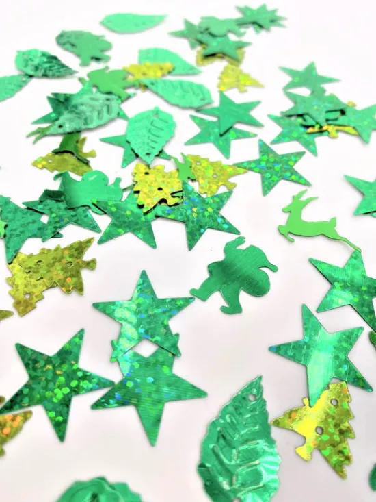 Craft Buddy 700 Assorted Christmas Confetti Embellishments Fashion