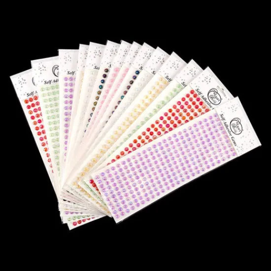 Craft Buddy 14 Packs of 8mm Aurora Borealis Beaded Gems New