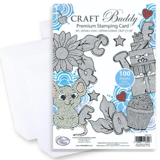 Craft Buddy 100 Sheets of A4 Premium Stamping Card - SC100 Fashion