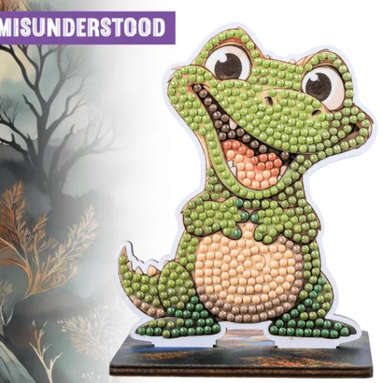 Craft Buddy Alligator Crystal Art Wildlife Buddies Fashion