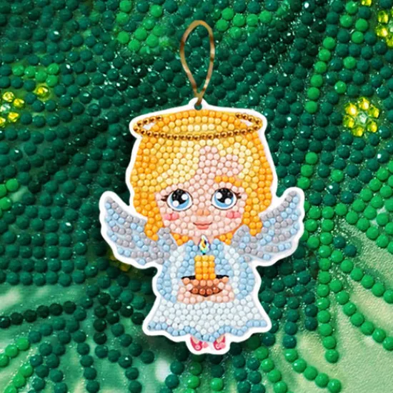 Craft Buddy "Angel" Crystal Art Buddies Festive Series 4 Decoration Outlet