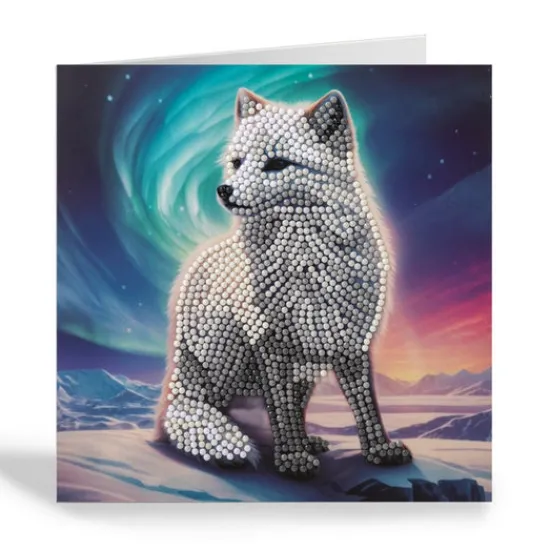 Craft Buddy "Aurora The Fox" Crystal Art Card 18x18cm Sale