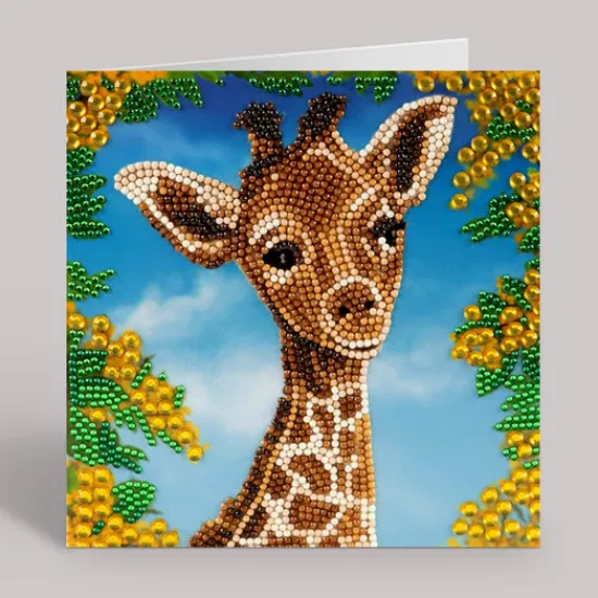 Craft Buddy "Baby Giraffe" Crystal Art Card 18x18cm Online