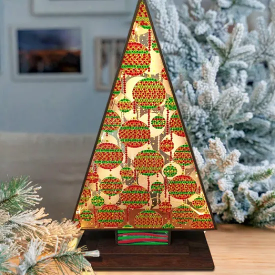 Craft Buddy "Baubles" Crystal Art LED Tree Fashion