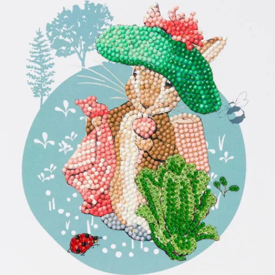 Craft Buddy "Benjamin Bunny" Crystal Art Card 18x18cm Online