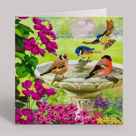 Craft Buddy "Birds" Crystal Art Card Kit Outlet