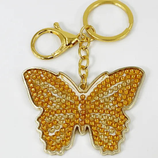 Craft Buddy Bonnie Butterfly Crystal Art Metal Keyring Kit Discount