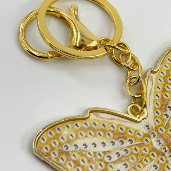 Craft Buddy Bonnie Butterfly Crystal Art Metal Keyring Kit Discount