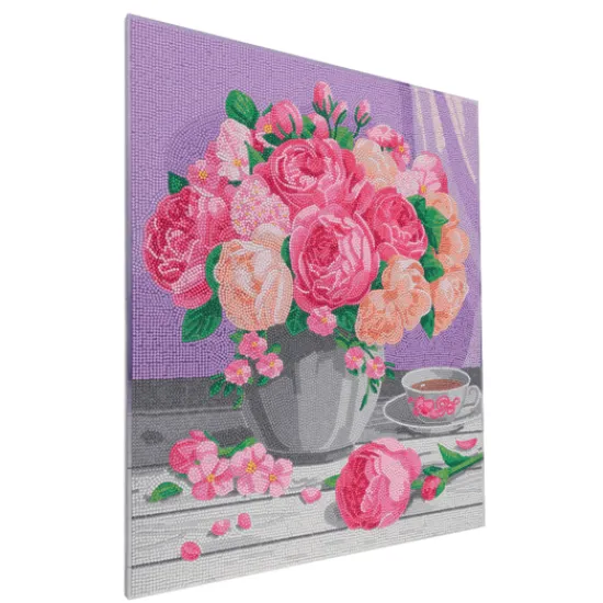 Craft Buddy Bouquet Crystal Art Canvas Kit 40x50cm Outlet