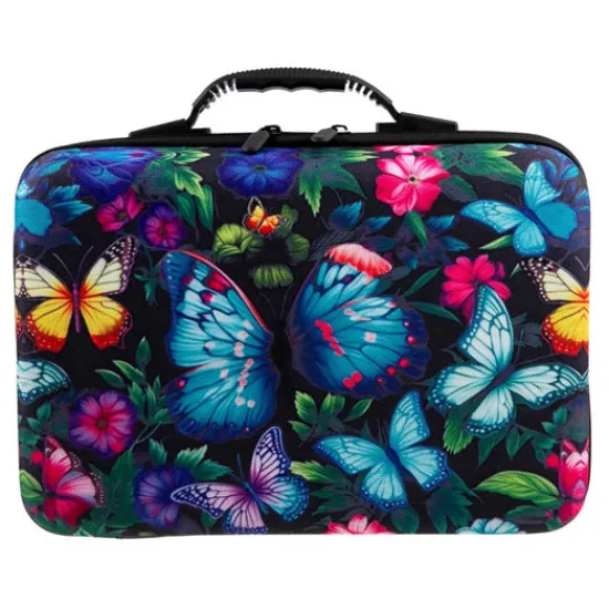 Craft Buddy Butterflies Crystal Art Storage Case - 120 Bottles New