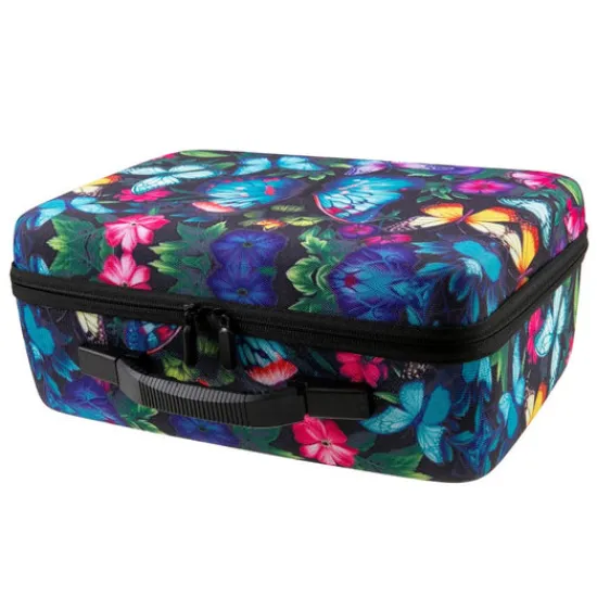 Craft Buddy Butterflies Crystal Art Storage Case - 120 Bottles New