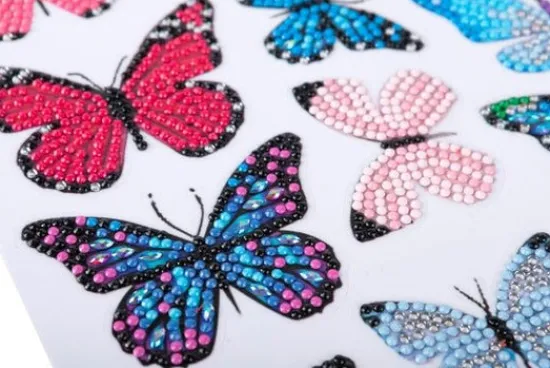 Craft Buddy "Butterfly" Crystal Art Sticker Set Discount