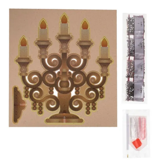 Craft Buddy "Candelabra" Crystal Art Kit Outlet