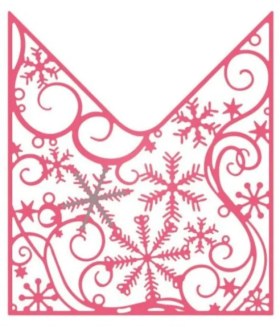 Craft Buddy "Cascading Snowflakes" Forever Flowerz Panel Die Set Hot