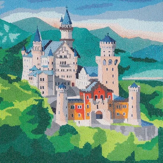Craft Buddy "Castle" Crystal Art Canvas Kit 40x50cm Discount