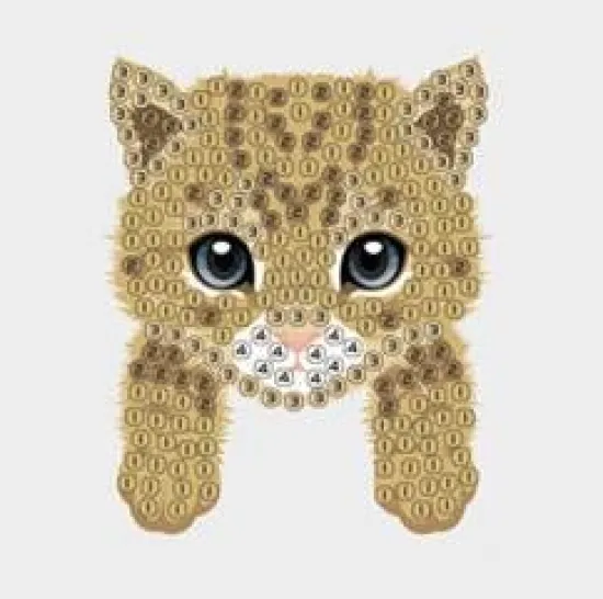 Craft Buddy "Cat Paws" Crystal Art Motifs (With tools) Fashion