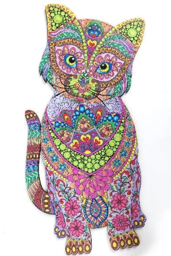 Craft Buddy "Cat" Wooden Puzzle A3 Discount