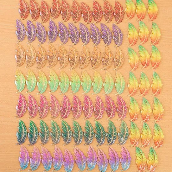 Craft Buddy CB Set of 80 Luxury Acrylic Leaves Outlet