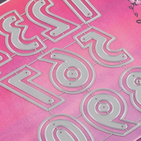 Craft Buddy CBD22 - Nested Number Die Set - 26 Dies Clearance