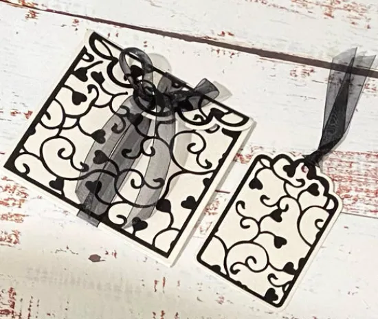 Craft Buddy CBD52: Heart and Vine Gifting Wallet Die Set New