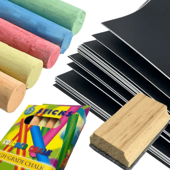 Craft Buddy Chalkboard Wall Kit New