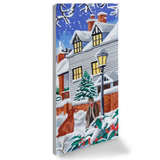 Craft Buddy "Christmas" Crystal Art Canvas Triptych Set of 3 Sale
