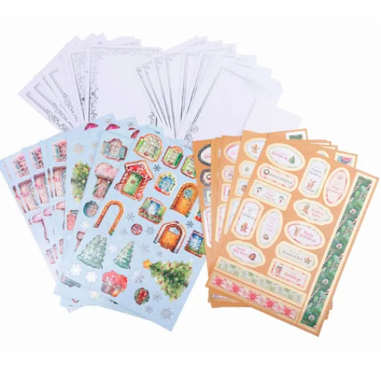 Craft Buddy Christmas Gingerbread House Card Making Kit x 24 Cards New