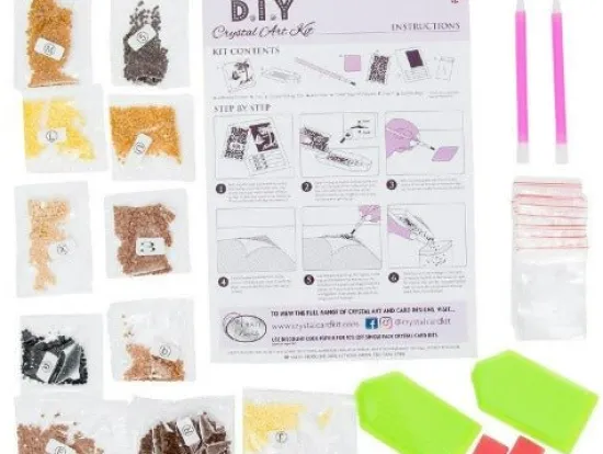 Craft Buddy "Country Cottage" Crystal Art Canvas Kit 40x50 cm Best