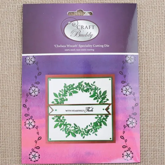 Craft Buddy Chelsea Wreath Die Set New