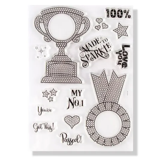 Craft Buddy Crystal 100 Ways to Celebrate A5 Stamp Set Online