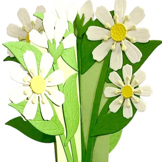 Craft Buddy “Daisies” Beautiful Bouquet 3D Gift Card Die Set Sale