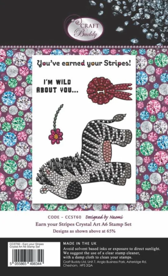Craft Buddy Earn Your Stripes A6 Premium Stamp Set Best