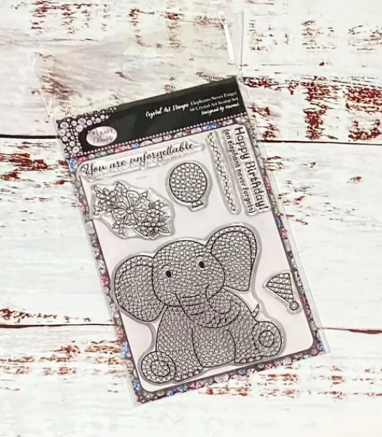 Craft Buddy Elephants Never Forget A6 Premium Stamp Set Best