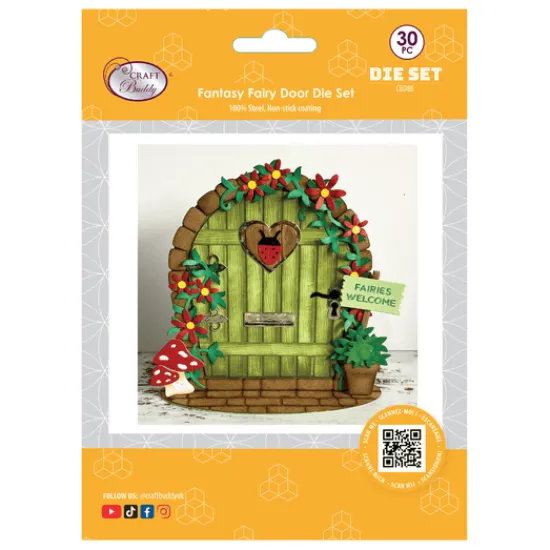 Craft Buddy “Fantasy Fairy Door” Die Set 30 x Piece Sale