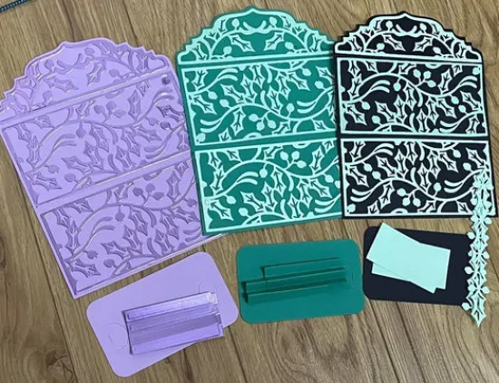 Craft Buddy Holly Berry Flourish Gifting Wallet Die Set Sale