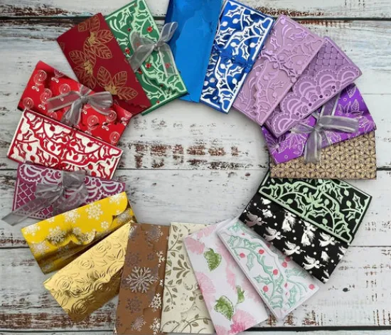 Craft Buddy Holly Berry Flourish Gifting Wallet Die Set Sale