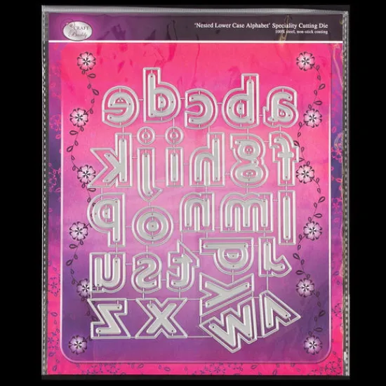 Craft Buddy Nested Lower Case Alphabet Die Set - 65 Dies Outlet