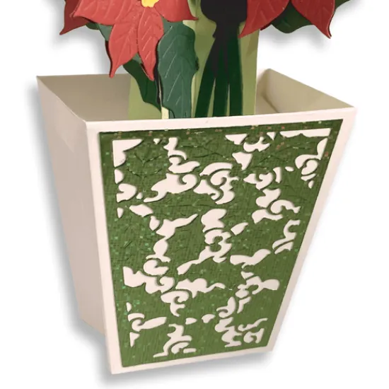 Craft Buddy “Poinsettia” Beautiful Bouquet 3D Gift Card Die Set Outlet