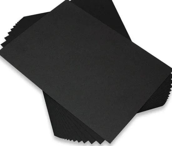 Craft Buddy Set of 25 340gsm A4 Black Card Discount