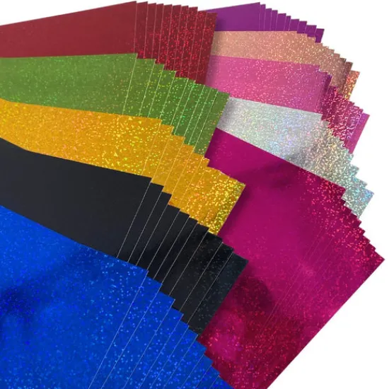 Craft Buddy Single Sided Card Kit 260gsm - HOLOGRAPHIC Best
