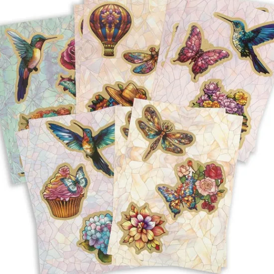 Craft Buddy Stained Glass Papercrafting Kit - 30x Cards Clearance