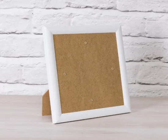 Craft Buddy Crystal Art Card Frame - White Fashion