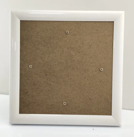 Craft Buddy Crystal Art Card Frame - White Fashion