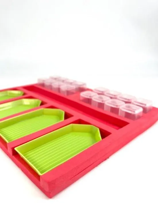 Craft Buddy Crystal Art 16pc Tray Organiser Clearance