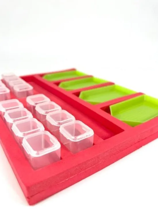 Craft Buddy Crystal Art 16pc Tray Organiser Clearance