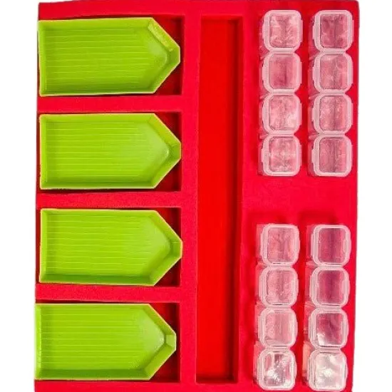 Craft Buddy Crystal Art 16pc Tray Organiser Clearance