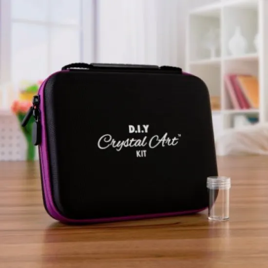 Craft Buddy Crystal Art Storage case with 30 bottles Online