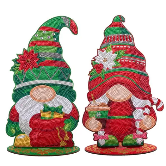 Craft Buddy Crystal Art  XXL Buddies “Christmas Gnomes" Set of 2 Sale