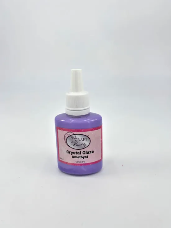 Craft Buddy Crystal Glaze Pot- AMETHYST Sale