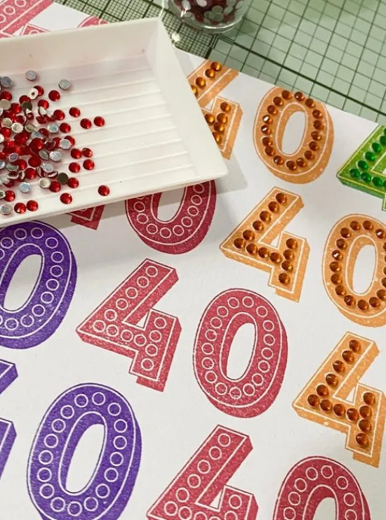 Craft Buddy Crystal Lights Alphabet, Crystal Art A4 Stamp Set Best